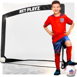 Soccer Net, Kids Pop-Up Soccer Goals For Backyard Football Practice & Training, Portable 4 X 3Ft