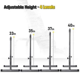 Akyen Dip Station Dip Bar Adjustable Workout Parallel Bars With 300Lbs Capacity