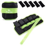 Adjustable Ankle Weights 1-10 Lbs Pair With Removable Weight For Jogging, Gymnastics, Aerobics, Physical Therapy, Resistance Trainingeach 1-5 Lbs, Total 10Lbs, Green