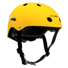 Sports Safety Bicycle Kids Helmet - Toddler Child Bike Helmet Wadjust Knob Chin Strap Ventilation - Toddlerschildrens Helmet For Cycling Skateboarding Kickboard Scooter - Hurtle Hurhly28 (Yellow)