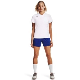 Under Armour Womens Match 20 Shorts , Royal (400)White , Small