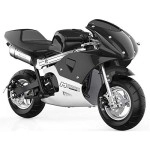 Mototec Phantom Gas Pocket Bike 49Cc 2-Stroke Engine Black