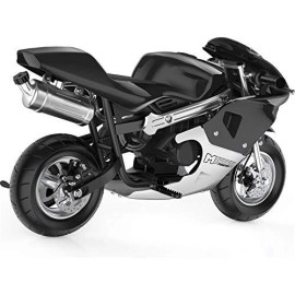 Mototec Phantom Gas Pocket Bike 49Cc 2-Stroke Engine Black