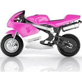 Mototec Phantom Gas Pocket Bike 49Cc 2-Stroke Engine Pink