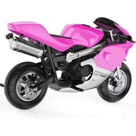 Mototec Phantom Gas Pocket Bike 49Cc 2-Stroke Engine Pink