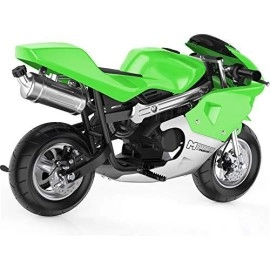 Mototec Phantom Gas Pocket Bike 49Cc 2-Stroke Engine Green