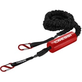 Cressi Trailer Leash For Towing And Mooring Sup Boards With Carabiners For Quick Catch And Release