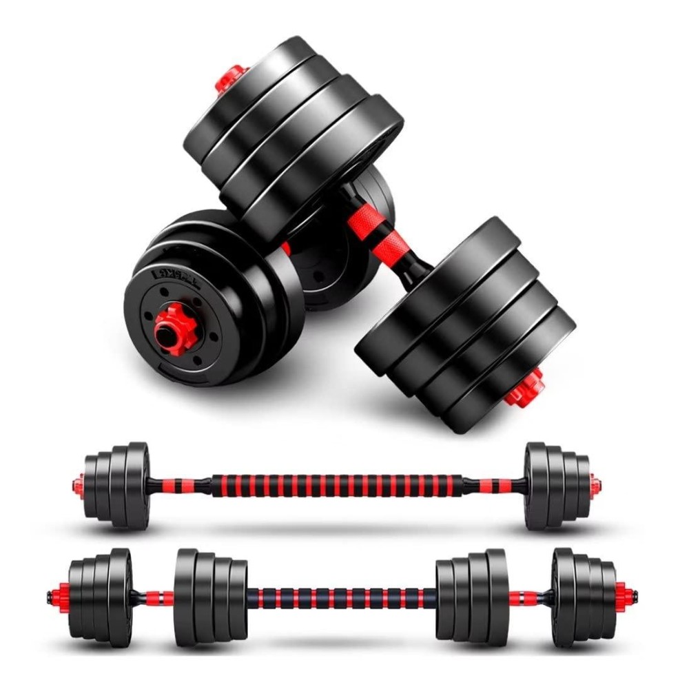 Bcbig Adjustable-Dumbbells-Sets,Free Weights-60Lb(30Lb2) Dumbbells Set Of 2 Convertible To Barbell A Pair Of Lightweight For Home Gym,Women And Men Equipment