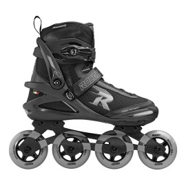 Roces Unisex - Adult Pic Tif Inline Skate, Black-Light Grey, 41