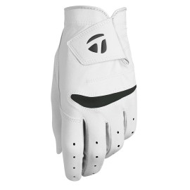 Taylormade Mens Stratus Soft Golf Glove, White, Small