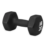 New Balance Dumbbells Hand Weights (Single) - Neoprene Exercise & Fitness Dumbbell For Home Gym Equipment Workouts Strength Training Free Weights For Women, Men (20 Pound), 20Lb