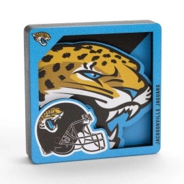 Youthefan Nfl Jacksonville Jaguars 3D Logo Series Magnets