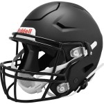 Riddell Speedflex Youth Helmet, Matte Black, Medium