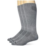 Dr. Scholls Mens Athletic & Work compression Over the calf Sock, gray, 13-15 US