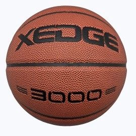 Xedge Basketball Size 5/6/7 Composite Leather Street Basketball Indoor Outdoor Game Ball With Needle,Pump And Carry Bag (Red-3000, Size 7)