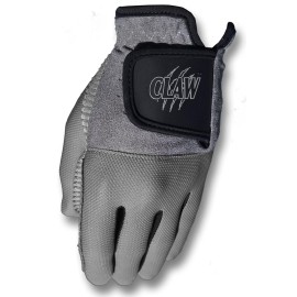 Caddydaddy Claw Pro Menas Golf Glove - Breathable, Long Lasting (Grey, X-Large, Worn On Right Hand)