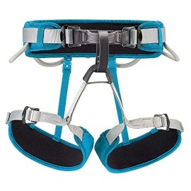 Petzl Corax Harness - Versatile And Fully Adjustable Rock Climbing, Ice Climbing, And Mountaineering Harness - Turquoise - Size 2