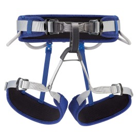 Petzl Corax Harness - Versatile And Fully Adjustable Rock Climbing, Ice Climbing And Mountaineering Harness - Blue - Size 1