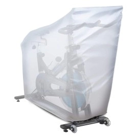 Skycool Exercise Bike Cover, Indoor Cycling Bike Protective Covers Outdoor Storage Waterproof 420D Oxford Ideal for Indoor and Outdoor use (Silver)