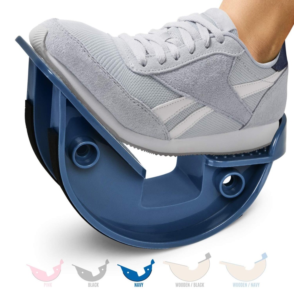 Yes4All Unisex Adult Pvc Yes4All Foot Rocker Calf Stretcher With Options Available, D. Plastic - Navy Unilateral, Pvc Us