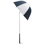 G4Free Golf Bag Umbrella For Club Protection Flex Umbrella (Navy/White)