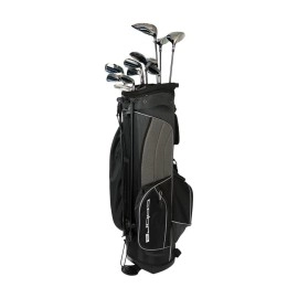 Cobra Golf 2021 Fly Xl Complete Set Stand Bag Black-Blue (Mens Left Hand Graphite Woods-Graphite Irons Reg Flex Dr-10.5 3W-14.5 5W-18.5 4H-20.5 5H-23.6 7-Pw Sw Putter Stand Bag)