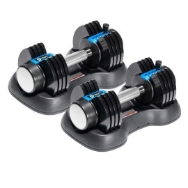 Lifepro Adjustable Dumbbell - 5-In-1, 25Lb Dumbell Adjustable Free Weights Plates And Rack - Hand Weights For Women And Men - Adjustable Weights, 5Lb, 10Lb, 15Lb, 20Lb, 25Lb (25 Pounds - Pair)