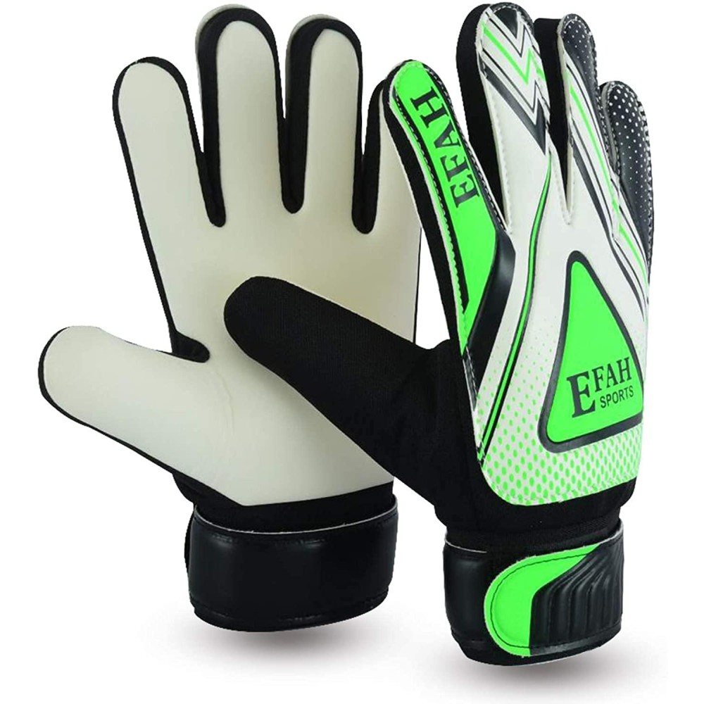 Efah Sports Soccer Goalie Goalkeeper Gloves For Kids Boys Children Football Gloves With Strong Grips