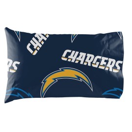 The Northwest Company NFL Los Angeles Chargers Bed in a Bag Set, Twin, Rotary