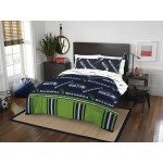 Northwest NFL Seattle Seahawks Unisex-Adult Bed in a Bag Set, Queen, Rotary