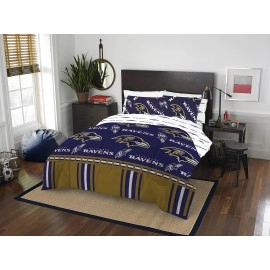 The Northwest Company NFL Baltimore Ravens Bed in a Bag Set, Twin, Rotary