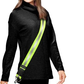 High Visibility Reflective Sash For Walking At Night -Perfect Substitution Reflective Vest Running Gear For Men Women Kids, Adjustable Night Walking Safety Gear Reflective Belt For Biking, Dog Walking