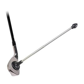 Magnetic Golf Club Alignment Stick Golf Cutter Direction Indicator Lie Angle Correct Golf Swing Aim Angle Tool (Black)