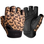 Zerofire Workout Gloves For Women - Weight Lifting Gloves With Full Palm Protection & Extra Grip For Women Gym, Weightlifting, Exercise, Cycling.Leopard-Medium