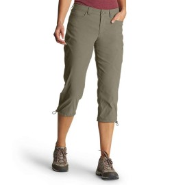 Eddie Bauer Womens Guide Pro Rainier Capris, Sprig Rainier, 10