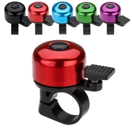 Paliston Bike Bell Bicycle Bell Crisp Sound for Adults Kids Boys Girls Red