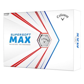 2021 Callaway Supersoft Max Golf Balls White