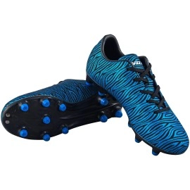 Vizari Kids Teramo Fg Soccer Cleats | Shoes For Boys And Girls | For Firm Or Hard Surfaces (Blue/Black, 6 Big Kid)