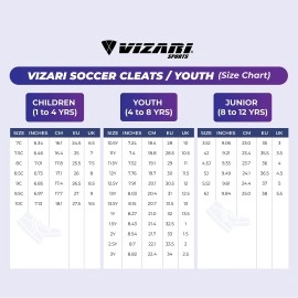 Vizari Kids Teramo Fg Soccer Cleats | Shoes For Boys And Girls | For Firm Or Hard Surfaces (Blue/Black, 6 Big Kid)