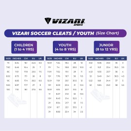 Vizari Kids Teramo Fg Soccer Cleats | Shoes For Boys And Girls | For Firm Or Hard Surfaces (Blue/Black, 3.5 Big Kid)