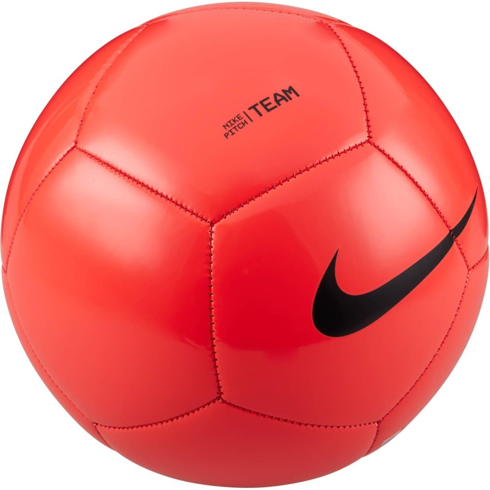 Nike Football Pitch Team Ball, Bright Crimsonblack, Dh9796-635, 5