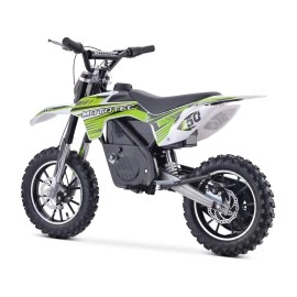 Mototec 24V 500W Gazella Electric Dirt Bike Green