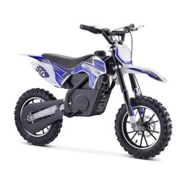 Mototec 24V 500W Gazella Electric Dirt Bike Blue 49 X 22 X 32