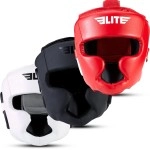 Elite Sports Best Celestial Head Guard, A Complete Package For Mma And Kickboxing Trainees, Muay Thai Boxing Safety Head Guard For Men (White)