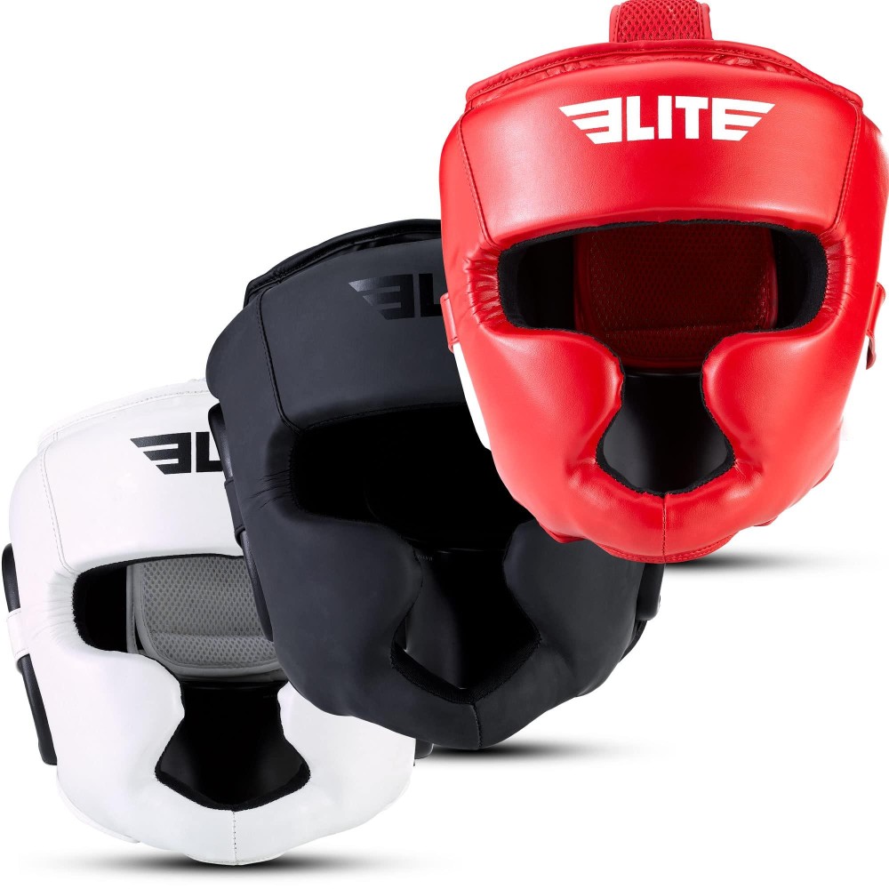 Elite Sports Best Celestial Head Guard, A Complete Package For Mma And Kickboxing Trainees, Muay Thai Boxing Safety Head Guard For Men (Red)