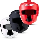 Elite Sports Best Celestial Head Guard, A Complete Package For Mma And Kickboxing Trainees, Muay Thai Boxing Safety Head Guard For Men (Black)