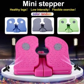 DENPETEC Foot Stepper Machine, Mini Stepper Trainer, Fitness Stovepipe Machine, Mini Mute Exercise Machine, for Home and Office