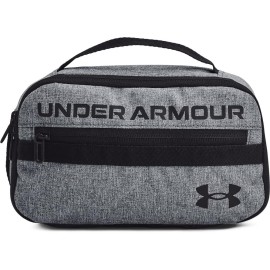 Under Armour Adult Contain Travel Kit , Pitch Gray Medium Heather (012)Metallic Silver , One Size Fits All