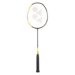 Yonex Graphite Badminton Racquet Astrox Lite Series (G4, 77 Grams, 30 Lbs Tension) (Astrox 01 Yellow Black)