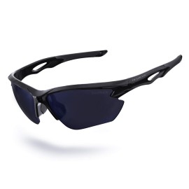 Deafrain Sports Sunglasses Polarized For Men Women Cycling Running Fishing Driving Baseball Athletic Glasses Uv400 Protection